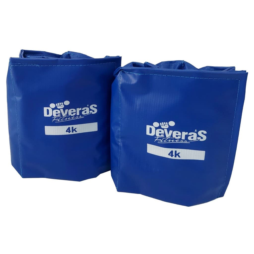 Tornozeleira de peso 4 kg - Par de tornozeleiras peso 4 kg cada - Caneleiras de peso para musculacao