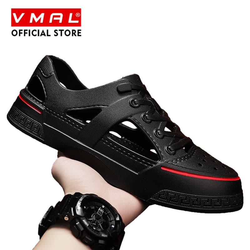 VMAL Homens Sapatos De Sandália Esportiva Verão Jardim Praia Mulas Ocas Tamancos Sandálias À Prova D'água Tamanho 36-45