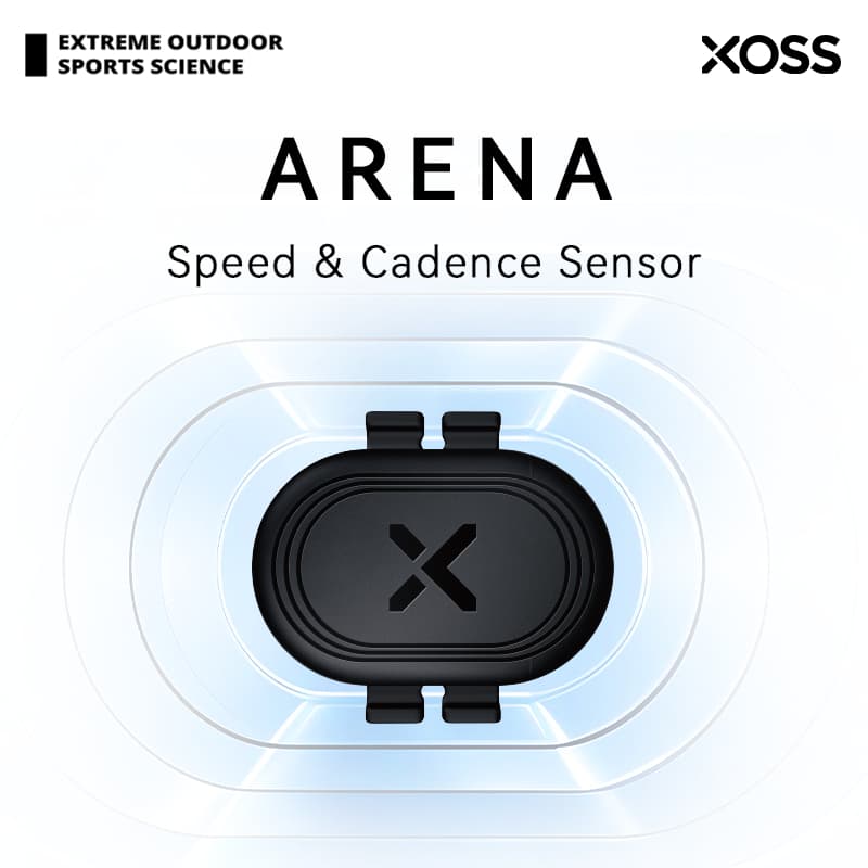 Sensor de velocidade e cadência XOSS Arena para ciclocomputador, ANT+, Bluetooth e à prova d'água IPX7