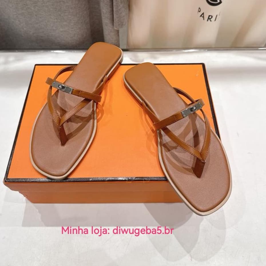 Verão Plus Size sapatos Metal bloqueio flip-flops chinelos exterior usar sapatos de praia férias Sli