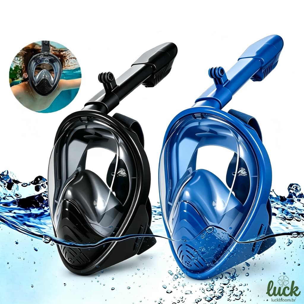 Máscara De Snorkeling Infantil máscara de mergulho snorkel mergulho Snorkel Full