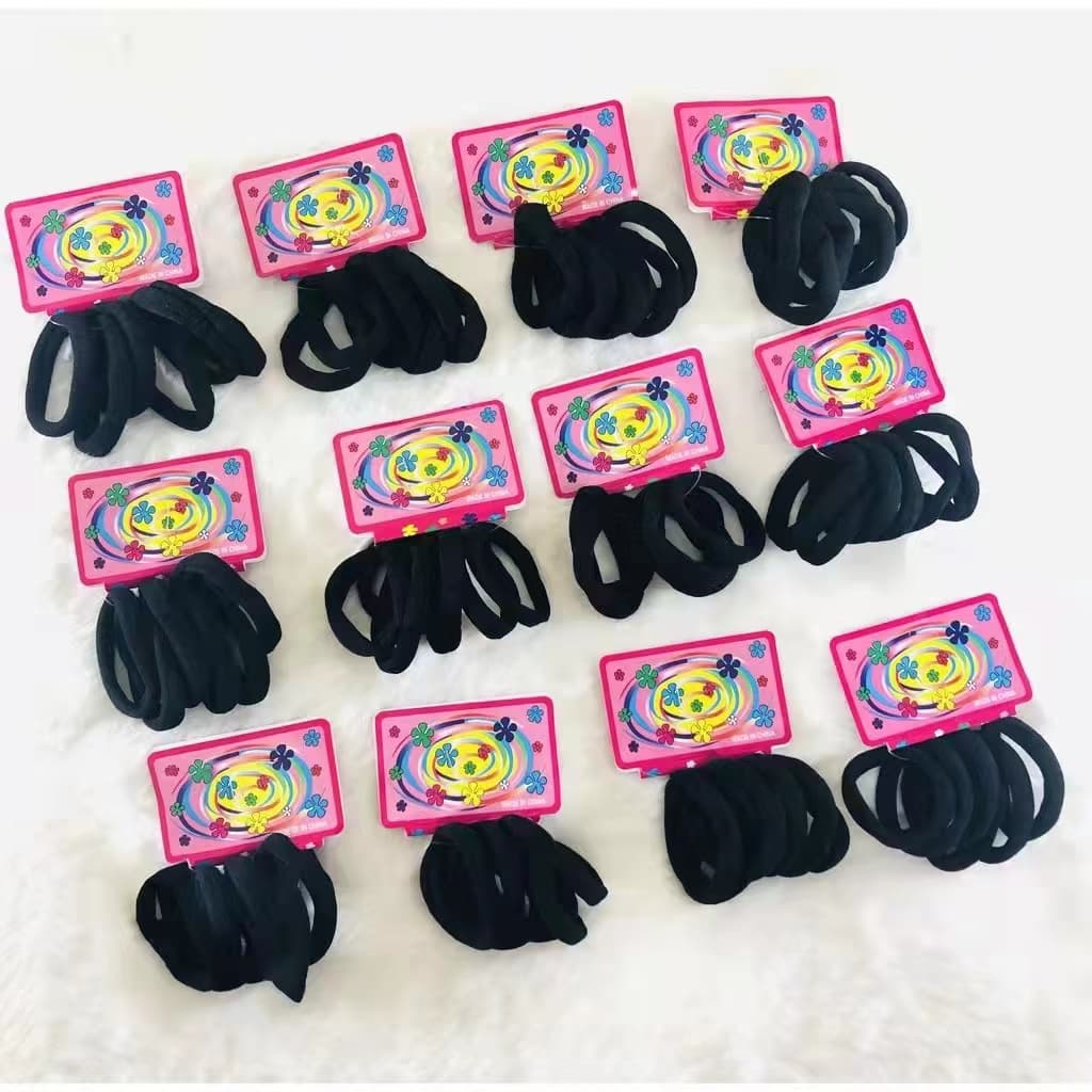 Kit 72 Elástico Rabico Para Cabelo Tipo Meia de Pacote - 1 PACOTE DE XUXINHA