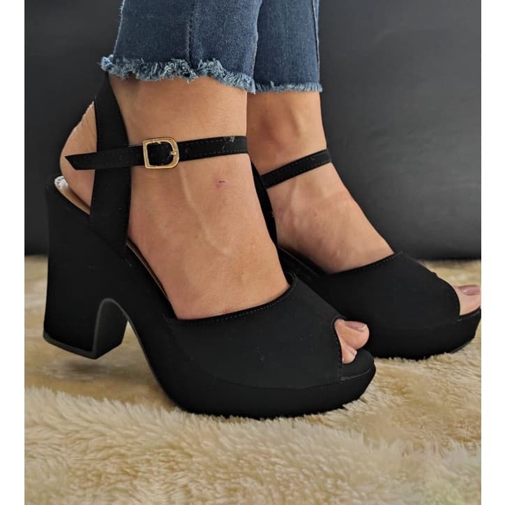 Sandália Anabela Feminina Salto Médio Espadrille Lançamento Verão