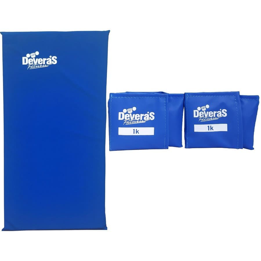 kit colchonete para academia e tornozeleira peso 1 kg peso academia caneleira de peso 1kg