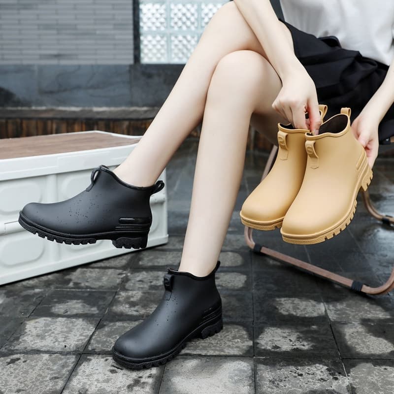 Botas de chuva femininas, botas de chuva masculinas, botas de chuva para casal, botas de chuva estilo Chelsea, botas cur