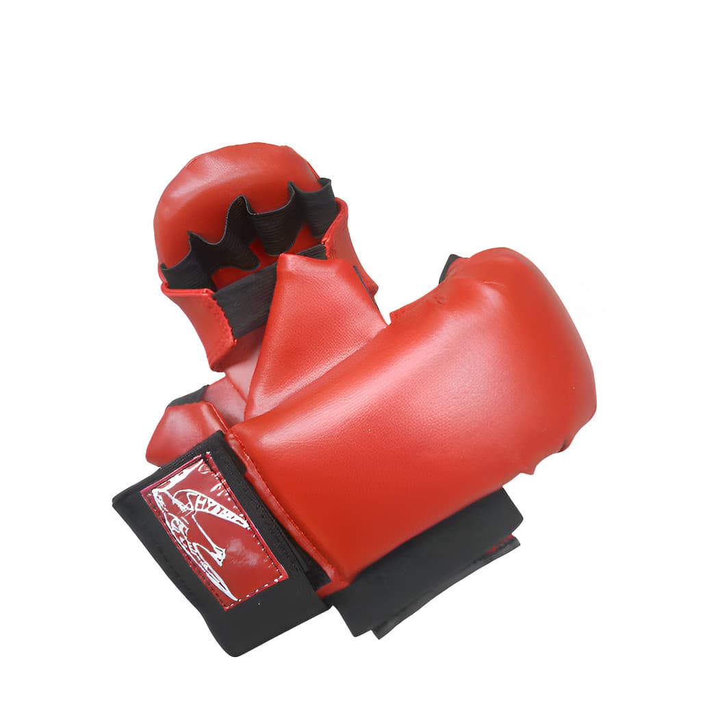 Luvas de Karate Luvas de Boxe Luvas de Boxe Sanda Taekwondo Luvas de Treinamento Luvas de Karate WKF - Shydori Vermelha