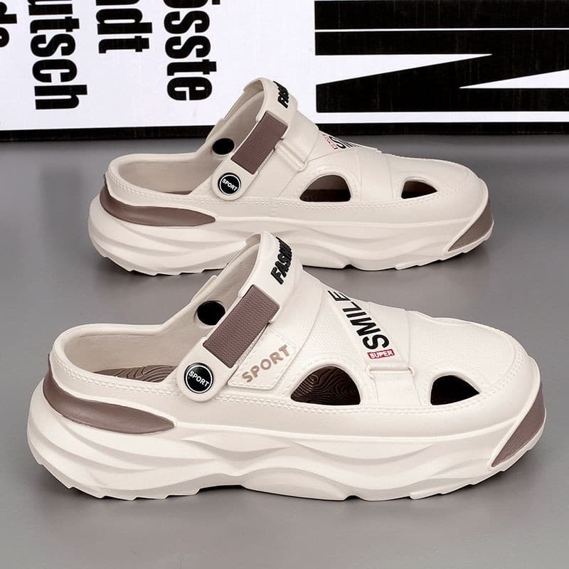 Sapatos Casuais Sandálias Sandálias Buraco Sandálias Chinelos Sandálias Homens Summer Outer Wear Anti-slip Beach Shoes