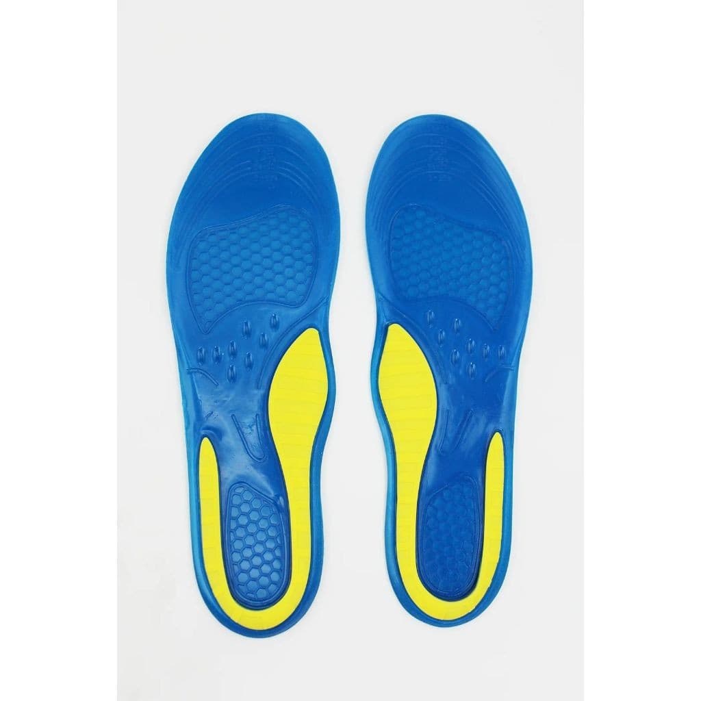 Palmilha Ajustavel Qualidade TOP Azul Ortopédica Gel Silicône macio esporte sapato palmilhas massageando palmilhas ortop