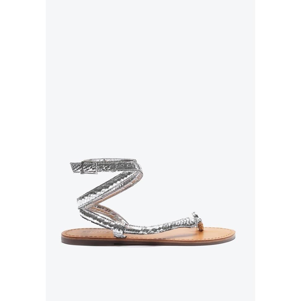 SANDALIA SCHUTZ COBRA SILVER