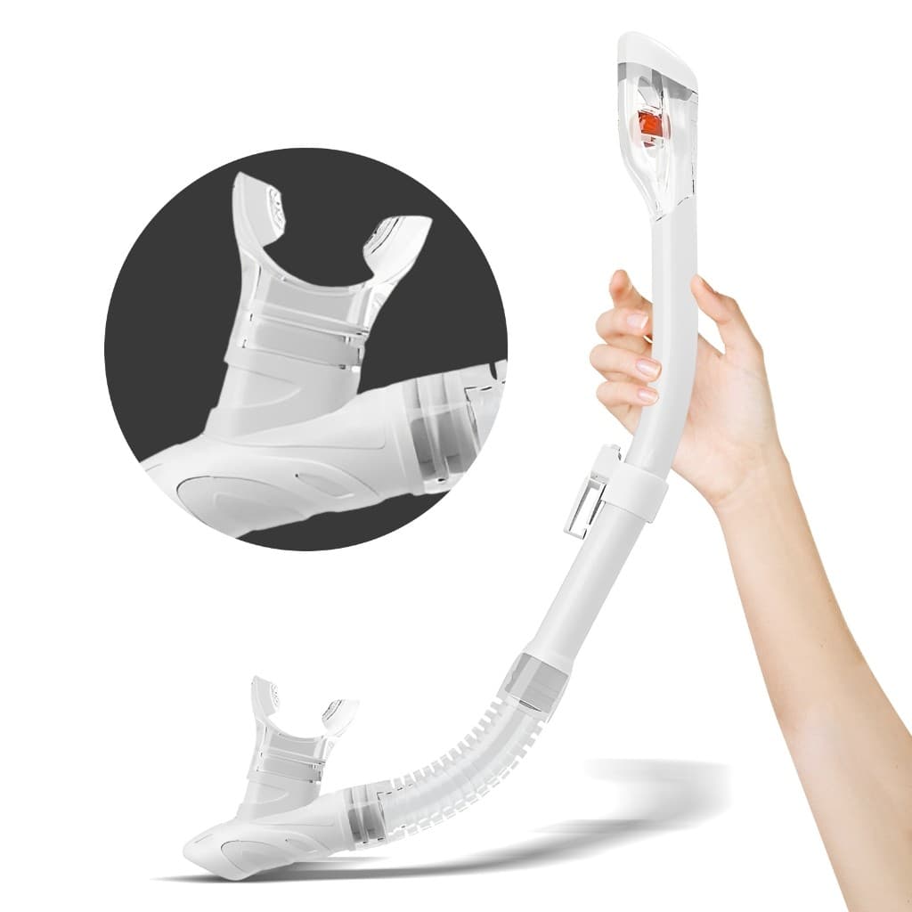 Aparelho de respiração subaquática, snorkel, equipamento profissional de mergulho com snorkel