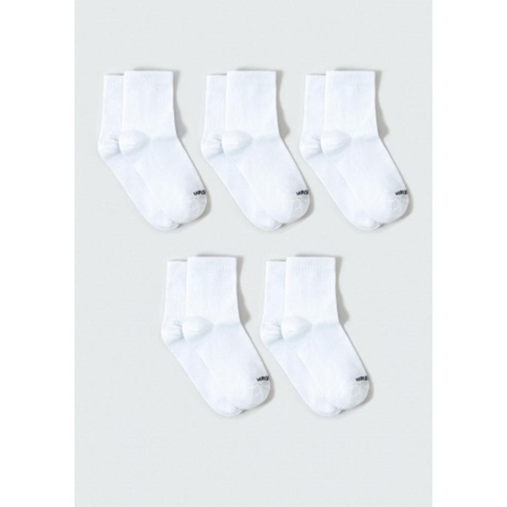 Kit Com 5 Pares De Meia Infantil Unissex Cano Médio Hering Kids