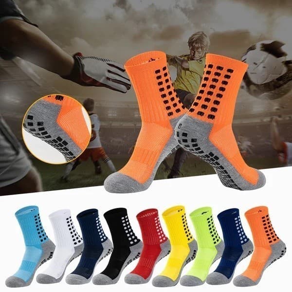 Meias antiderrapantes masculinas de futebol Meias longas atléticas Meias absorventes esportivas para basquete, futebol, voleibol, corrida, trekking, caminhada