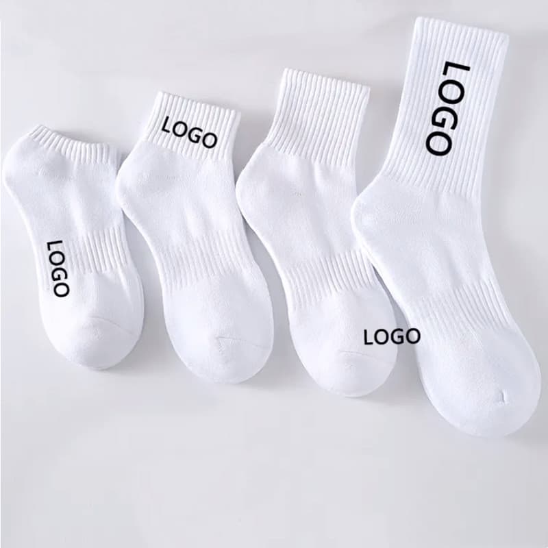 Meias personalizadas quatro estações meias masculinas meias esportivas femininas de algodão puro bezerro meias de algodã