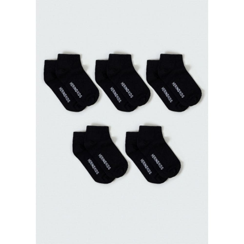 Kit Com 5 Pares De Meia Infantil Unissex Cano Curto Hering Kids