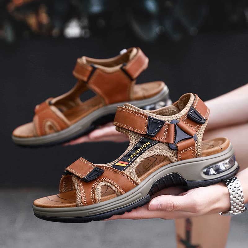 Novas sandálias de praia masculinas de estilo novo Sandálias de praia masculina de secagem rápida Tamanho grande 38-47