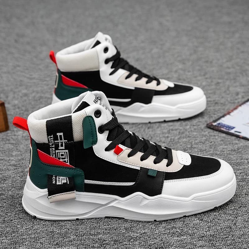Sapatos masculinos para fora 2025 novo estilo verão tênis de alta qualidade sapatos de lona All-Match Mid-top Casual esp