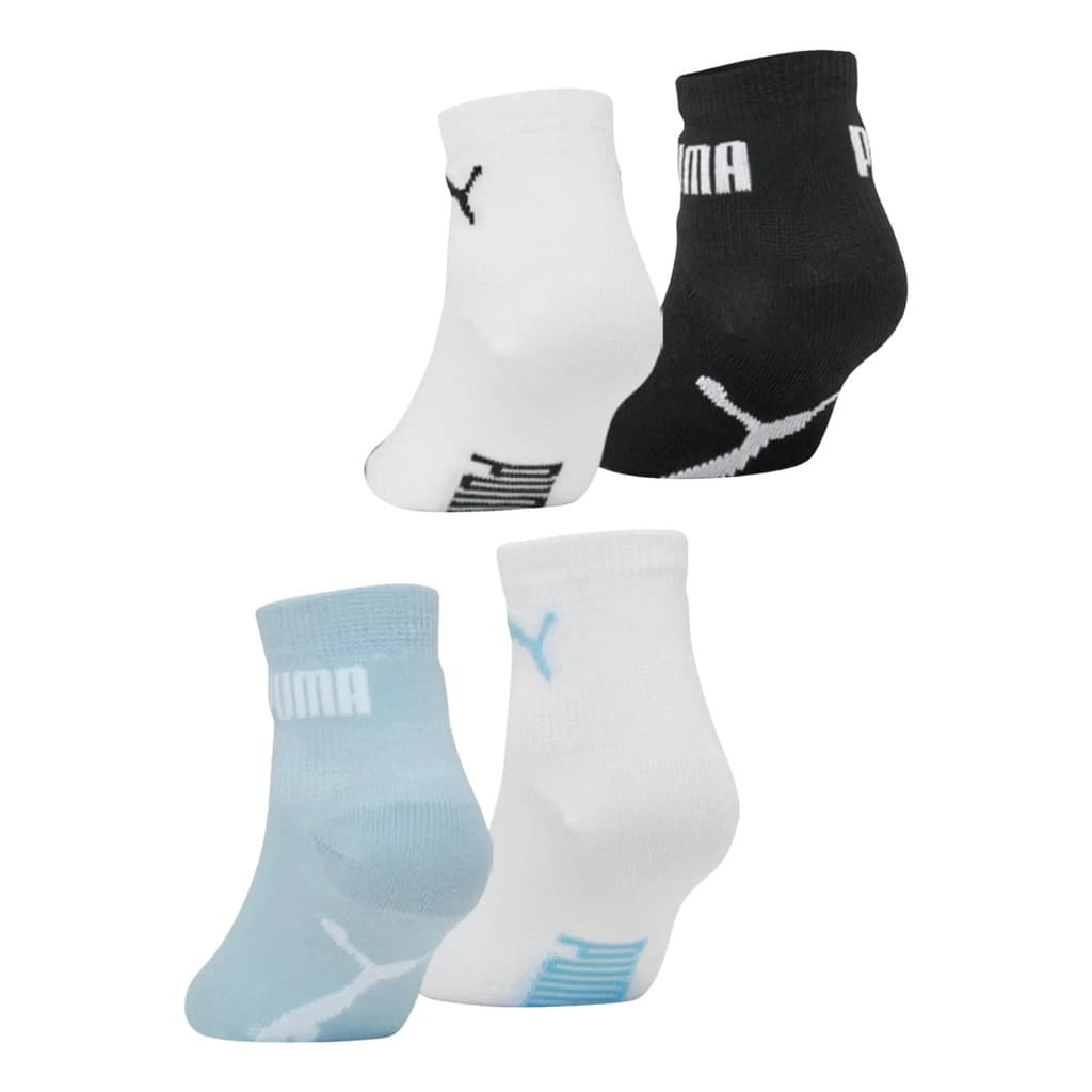 Kit 04 Pares De Meias Infantil Bebê Escolares Menino Puma
