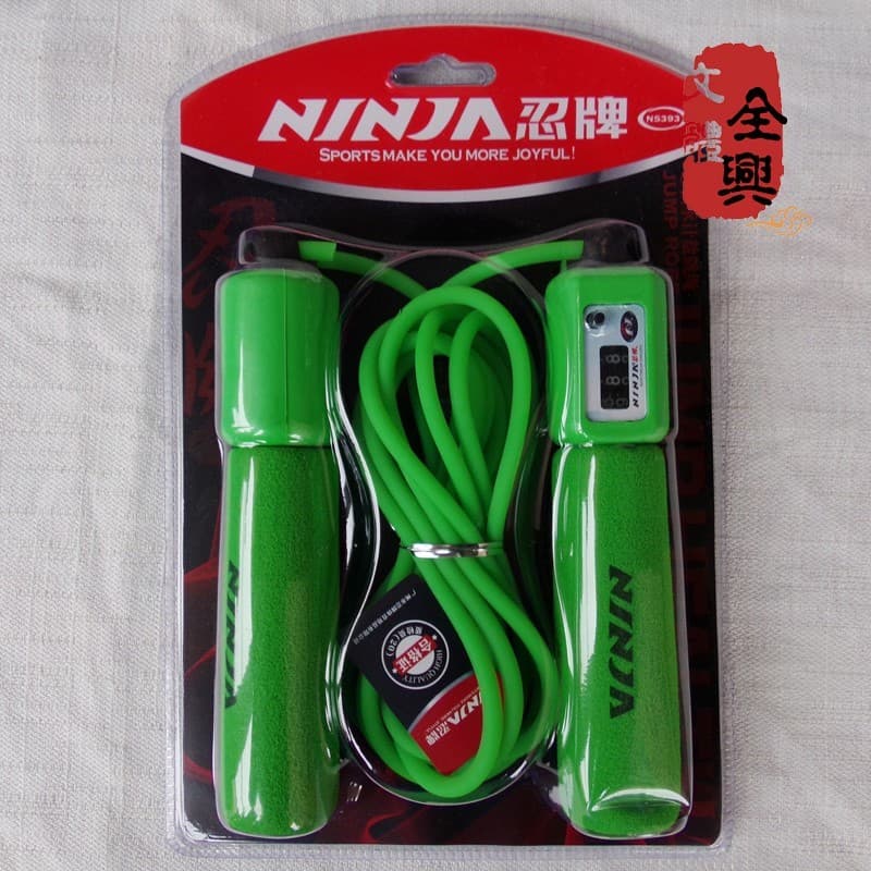 Genuíno Ninja marca pular corda adulto Fitness perda de peso estudante exame pular corda contagem especial pular corda c
