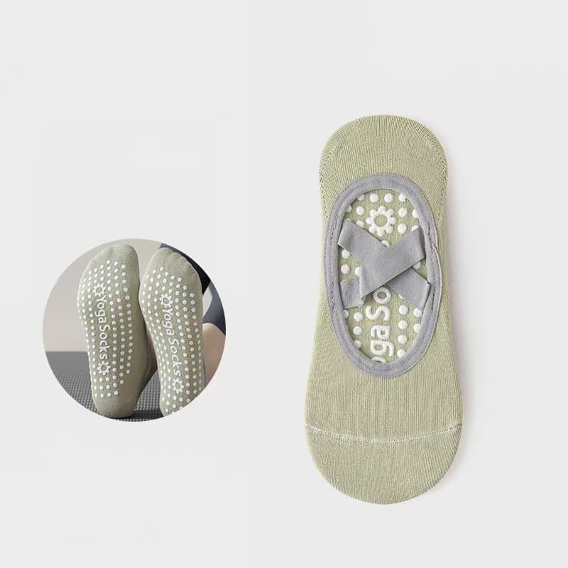 Meias de yoga personalizadas e muito vendidas para mulheres, meias profissionais antiderrapantes para pilates, fitness e
