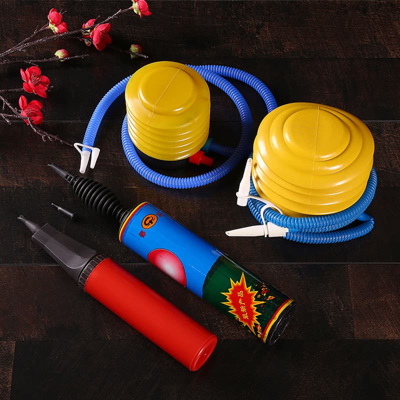 Bomba de ar Manual operada por pé, balão de bomba de ar, bola de ioga, bomba de ar, anel de pescoço, anel de natação