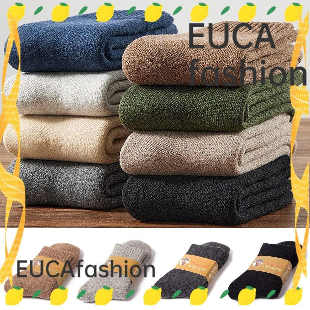 Meias EUCAFASHION Snow Terry , Elásticas Masculinas E Femininas Grossas De Lã Merino Com Proteção Contra Frio
