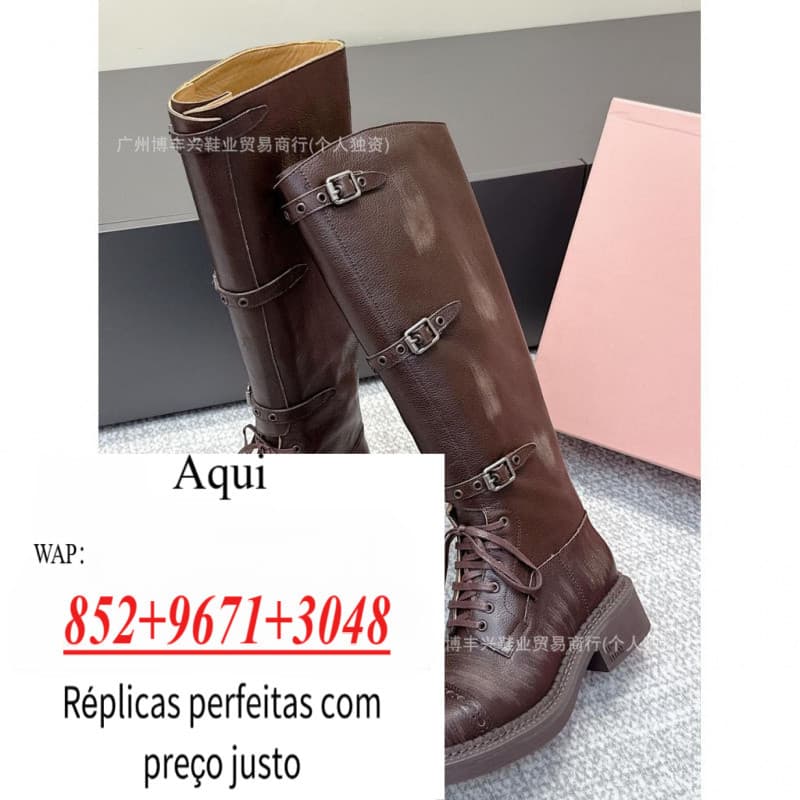 Botas femininas de salto alto de cano médio, botas ocidentais, botas de salto longo, botas marrons, botas d
