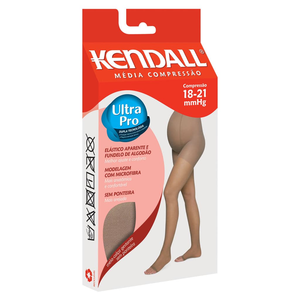 Meia Calça Kendall Gestante Média Compressão sem Ponteira (18-21 mmhg) 1652