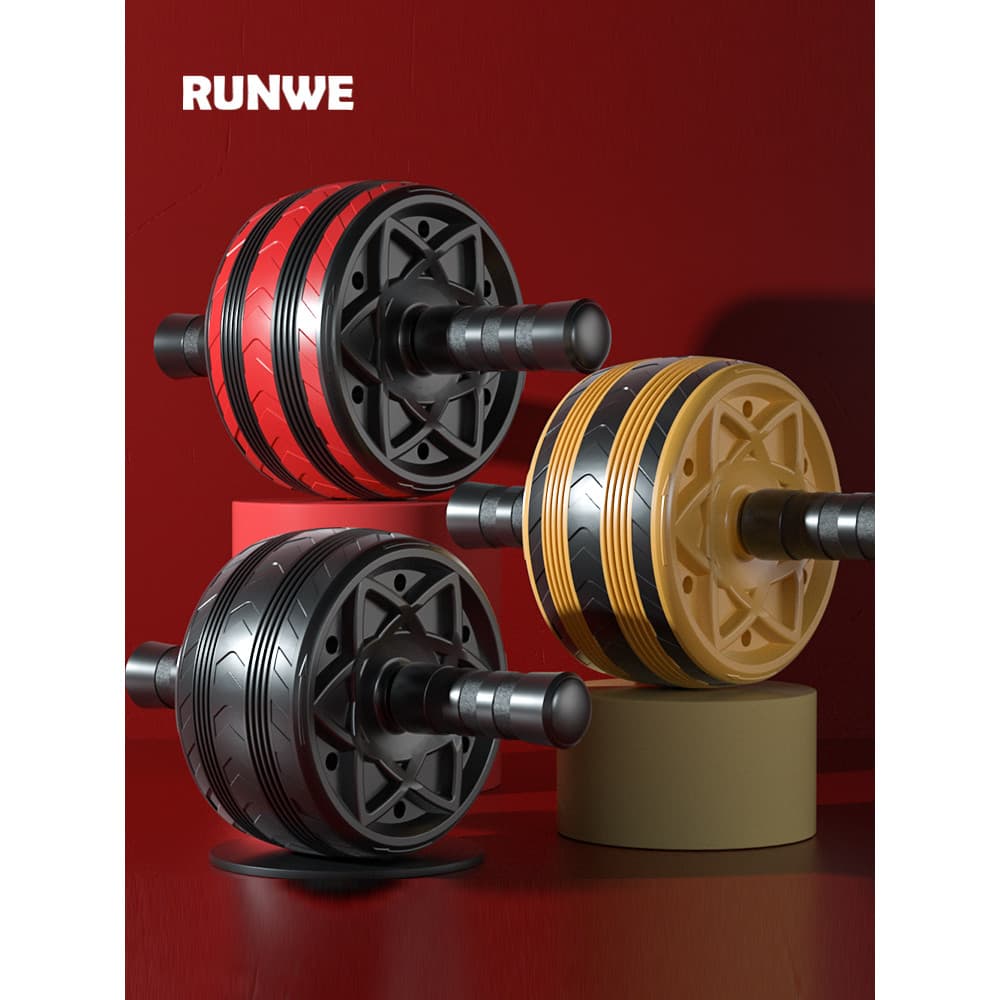 Langwei Roda Abdominal Rolo Muscular Abdominal Ferramenta Útil para Redução de Gordura Masculino Roda de Empurrar Abdomi