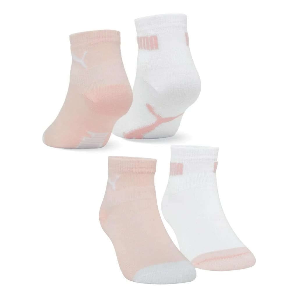Kit 02 Pares De Meias Infantil Bebê Escolares Menina Puma