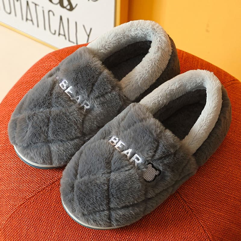 Chinelos de algodão masculino inverno Plus Size 46 pacote saltos uso doméstico chinelos de pelúcia casal interior antide