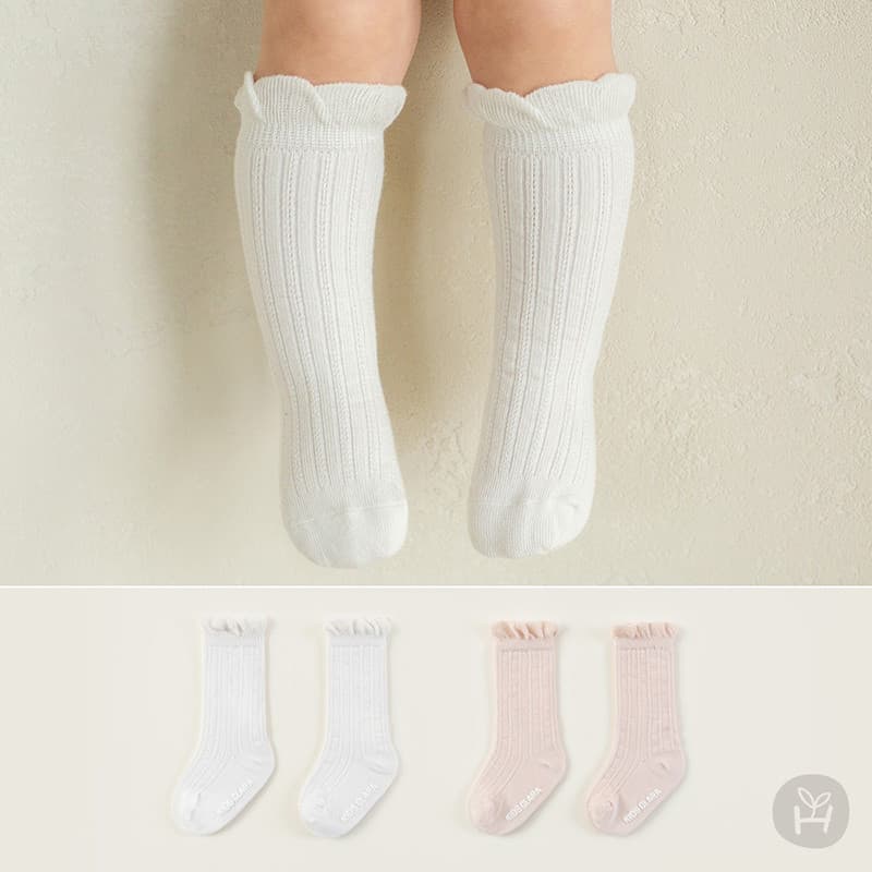 Coreano bebê menina meias primavera outono estilo fino bebê menina meio tubo meias bebê princesa meias menina meias long