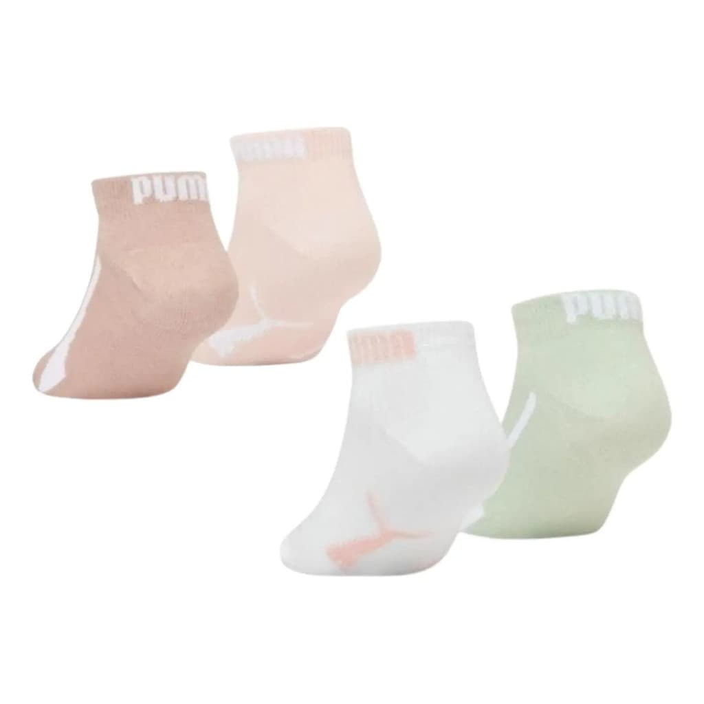 Kit 04 Pares De Meias Infantil Bebê Escolares Menina Puma