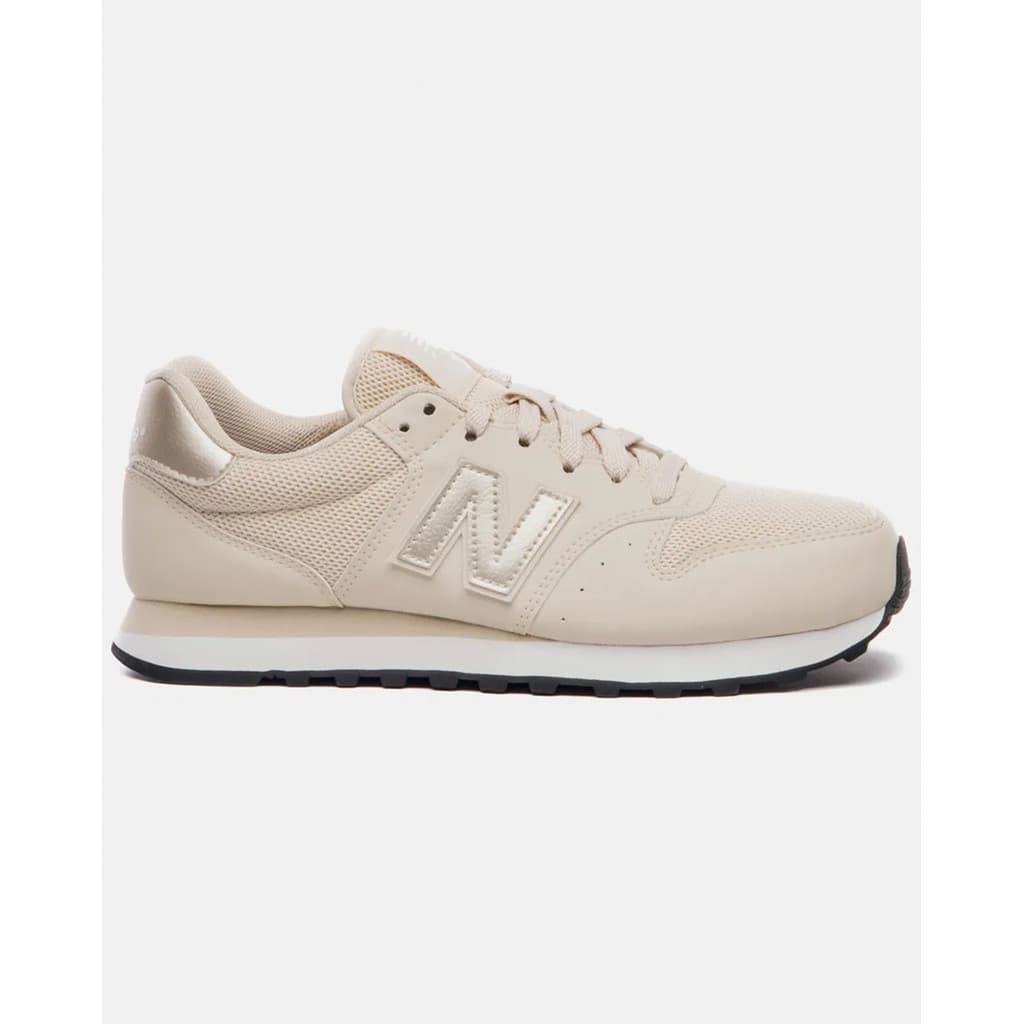 Tênis New Balance Feminino 500V2 Casual Clássico Camurça Original bege