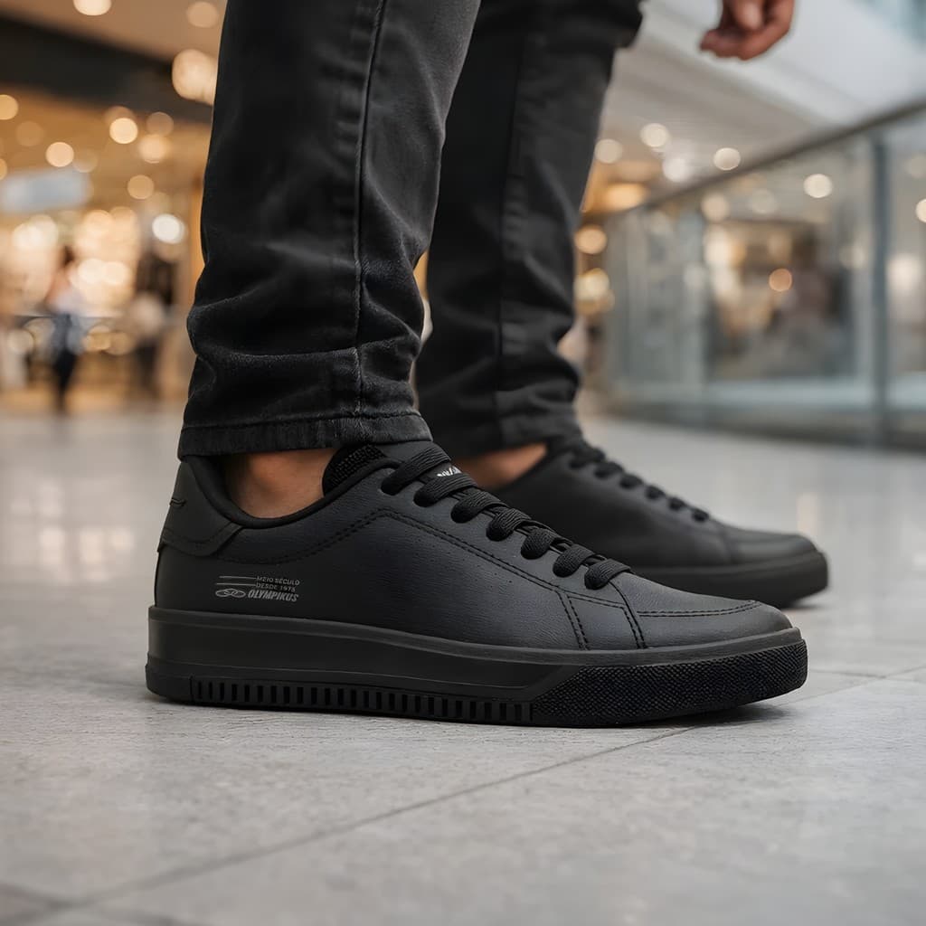 Tênis Masculino Olympikus Eros 2 Casual preto