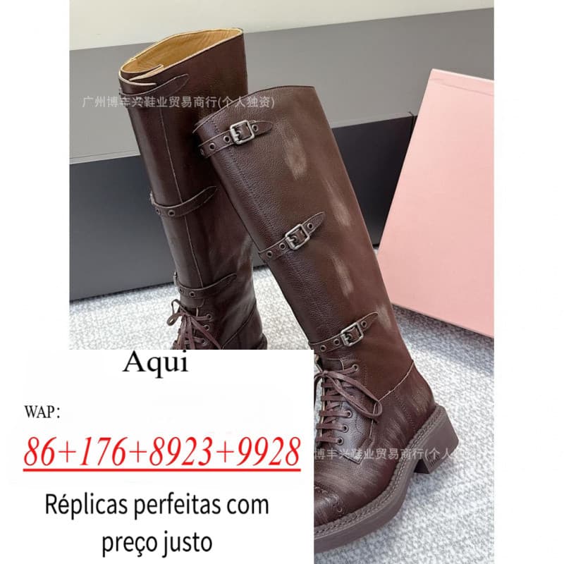 Botas femininas de salto alto de cano médio, botas ocidentais, botas de salto longo, botas marrons, botas d