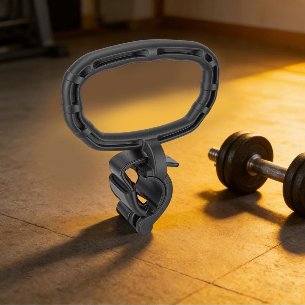 Kettlebell grip removível converte halteres em kettlebells alça antiderrapante para treino de ginástica em casa