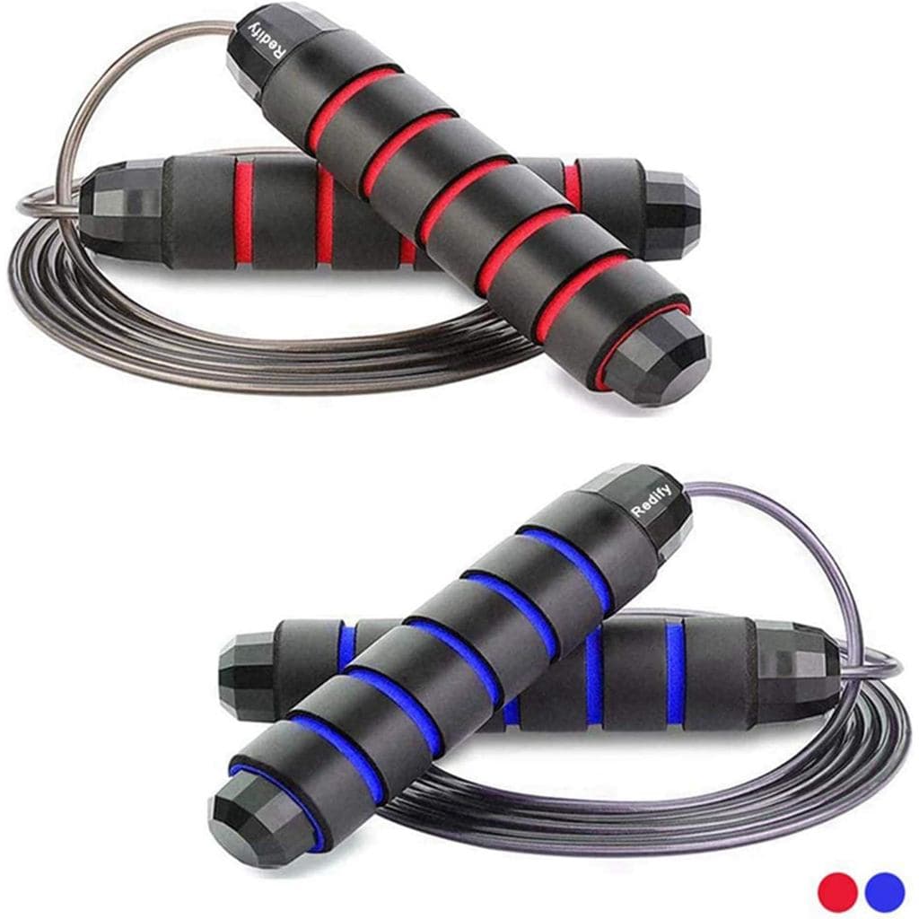 Corda de Pular Redify, Corda de Pular para Fitness para Homens e Mulheres, Corda de Pular Esportiva com Esferas de Aço, 
