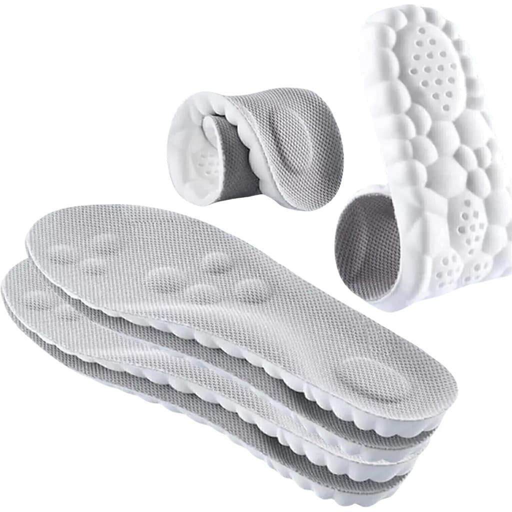 Palmilhas Cloud para Homens e Mulheres - Palmilha com Tecnologia 4D, Palmilhas para Calçados Esportivos, Mantém os pés e