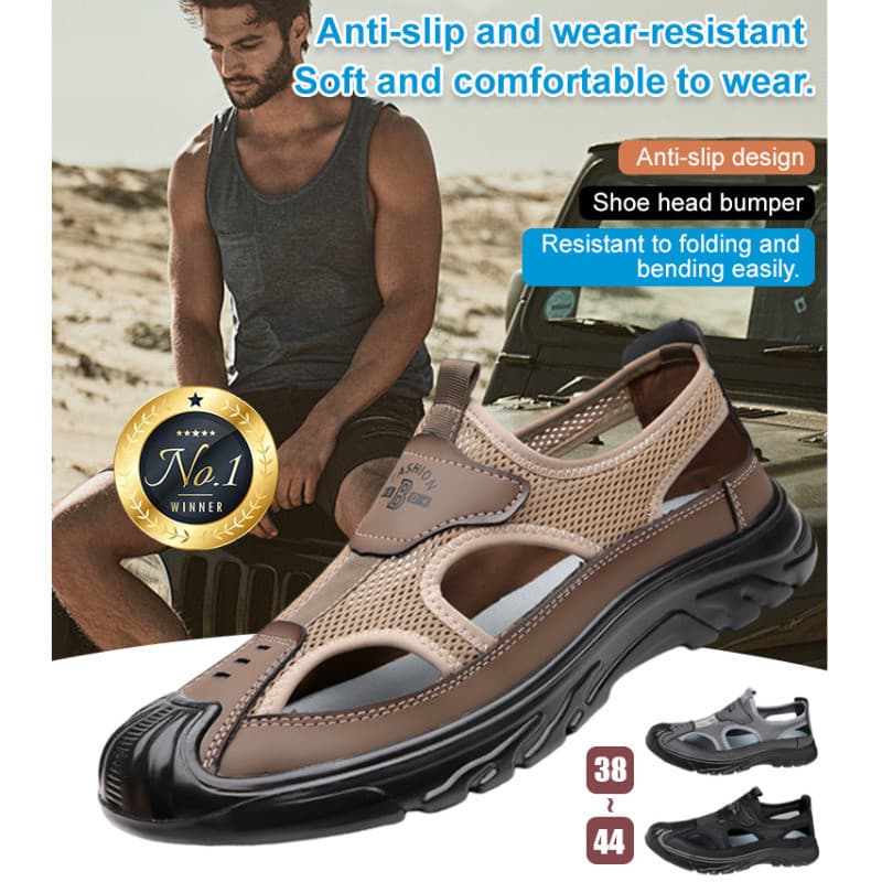 【Fácil De Colocar】 Sandália Masculina Leve Com Sola Grossa Sandália Masculina / Sandália Leve / Sandália De Verão