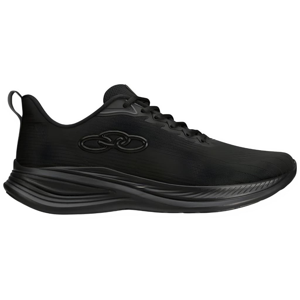 Tênis Masculino Olympikus Marte Caminhada Casual, Preto