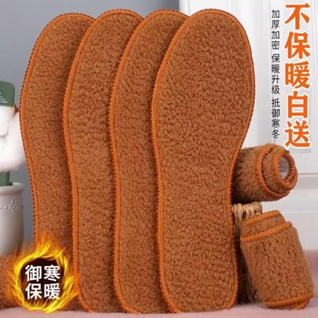 Alpaca palmilha de lã espessada inverno quente desodorante respirável esportes palmilha confortável palmilha masculina f
