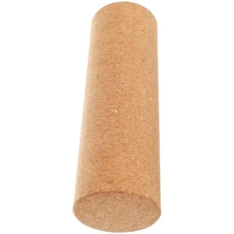 Yoga Roller Cork Foam Roller Portable Solid Cork Yoga Cylinder 100mm X 330mm for Fascia Muscle Therapy and Fitness Train