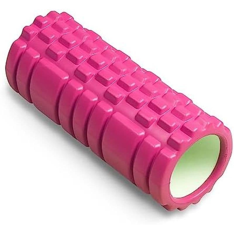DRUNA Foam Roller for Muscle Massage, Pilates &amp; Yoga 13"x5.5" Medium Firm PVC Foam Roller for Deep Tissue Massage, R