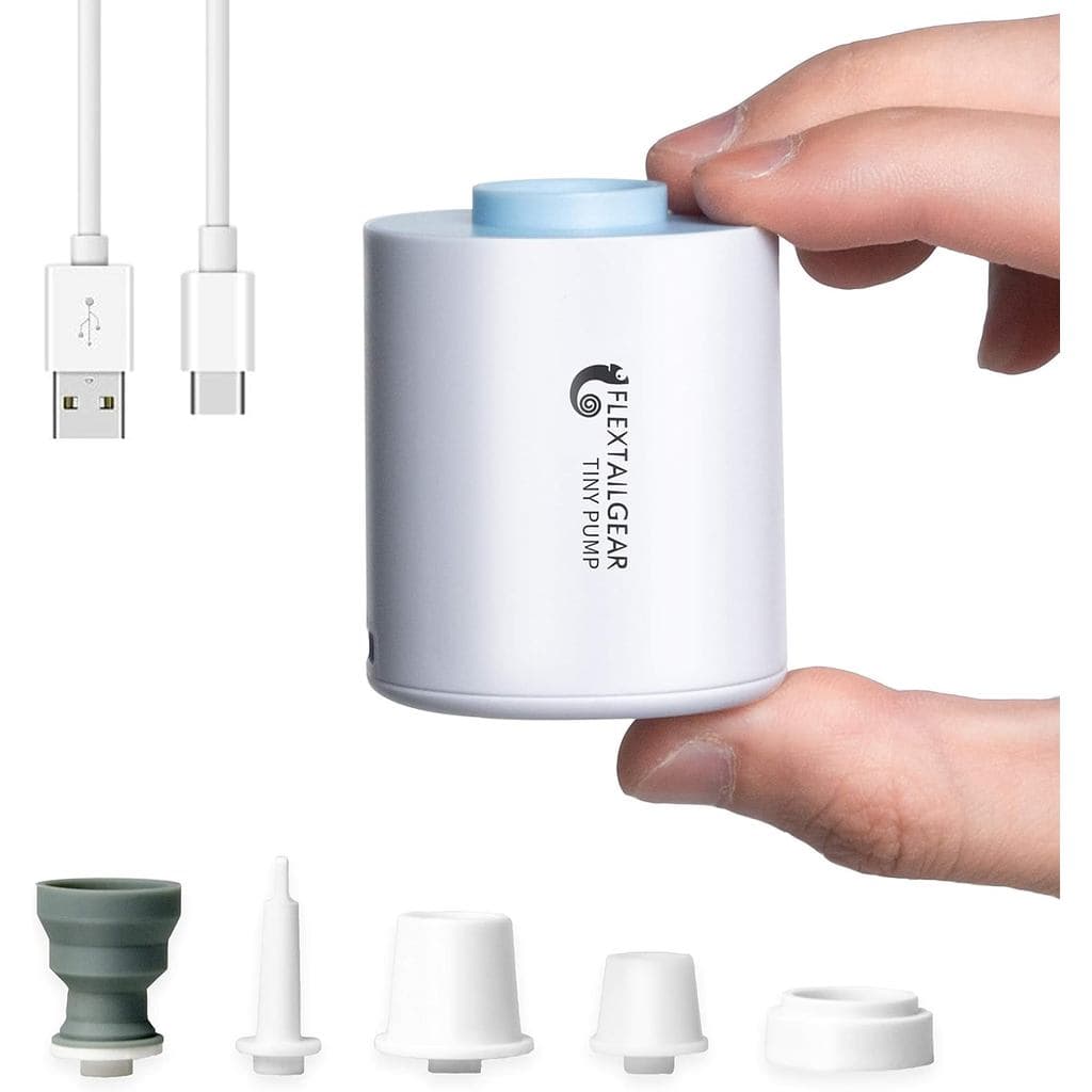 Bomba de Ar Portátil FLEXTAILGEAR para Infláveis, Mini Bomba de Ar Clássica de 2,82oz, Bomba de Ar Elétrica Recarregável