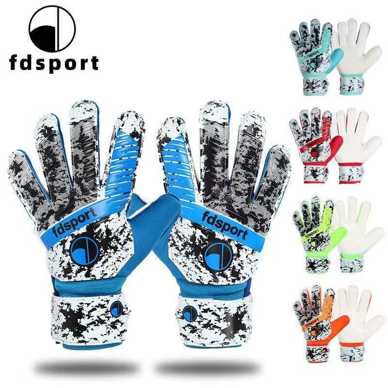 Crianças luvas de goleiro látex luvas de dedo adulto estudantes do ensino fundamental luvas de treinamento de goleiro de