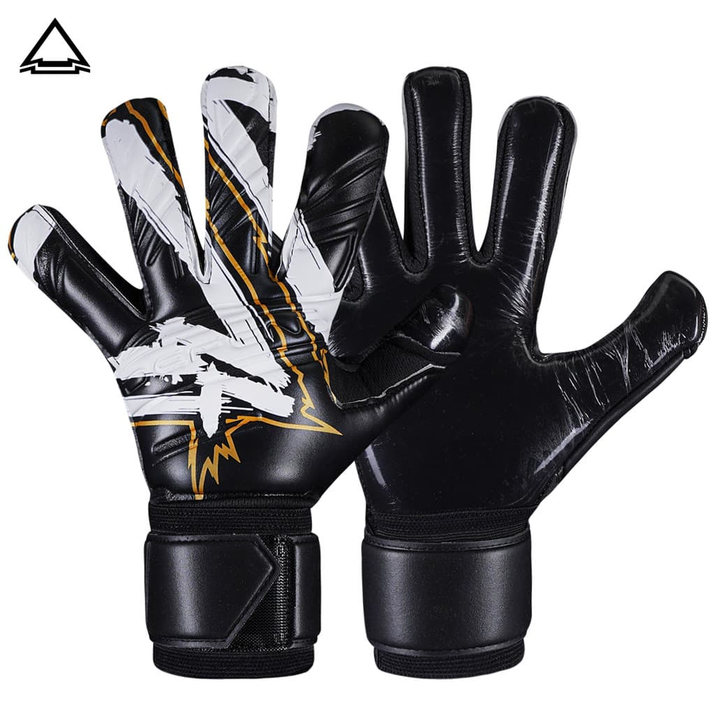 Luvas de goleiro de defesa DEFEND Luvas de goleiro profissional sem dedos treinamento de competição de goleiro grande fo