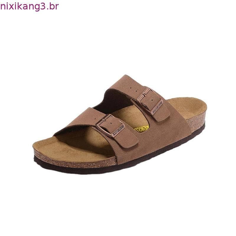 Sandálias Unissex Birken de Cortiça @ Stock Série Arizona Sandálias de Moda Sapatos de Praia 5566AMJI
