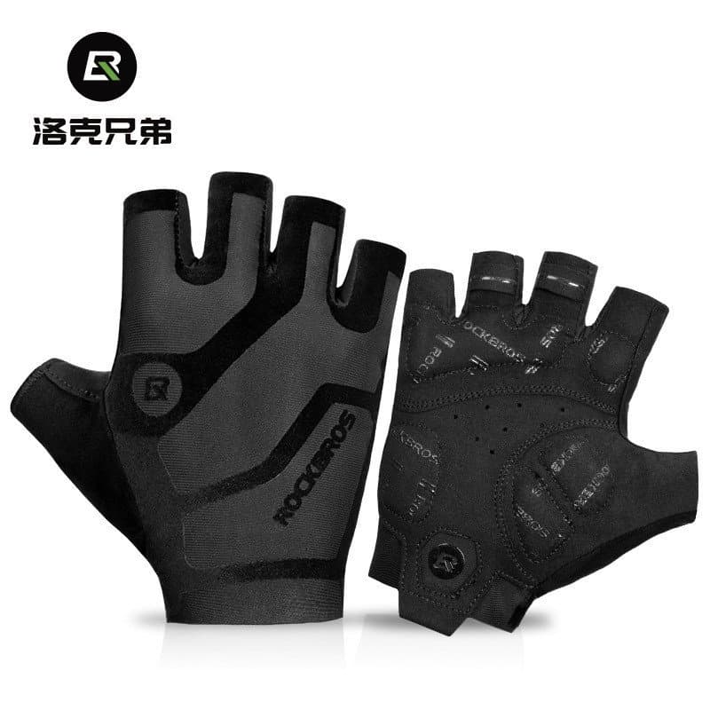 Luvas respiráveis para ciclismo de montanha para homens e mulheres, luvas de ciclismo de meio dedo, luvas curtas de verã
