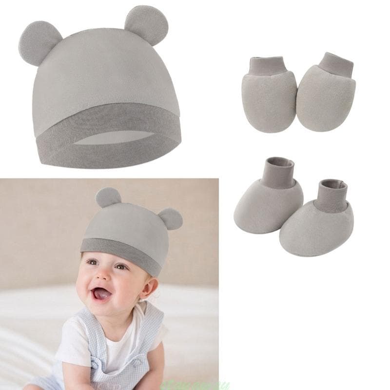 SRA E Meias Combinando Para Recém-Nascidos, Chapéu Elegante Bebês Hospitalar