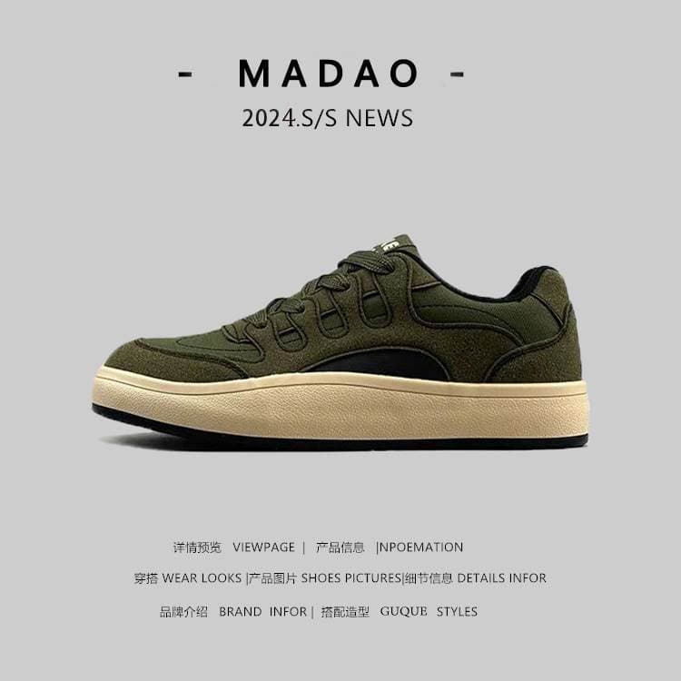 Comércio exterior masculino estilo Hong Kong Retro baixo-Top antiderrapante tênis masculino outono moda High-End Casual 